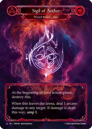 Sigil of Aether (Marvel) (ROS168) - Rosetta Cold Foil