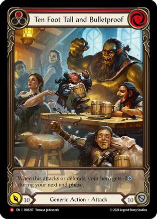 Ten Foot Tall and Bullet Proof (Extended Art) (ROS217) - Rosetta Rainbow Foil