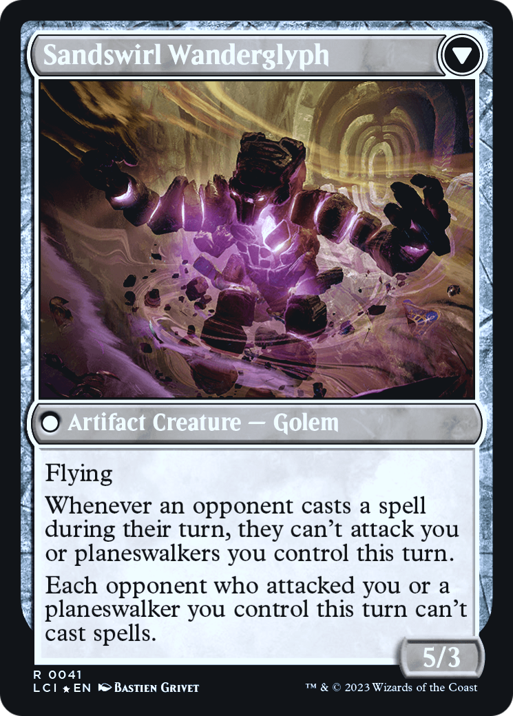Unstable Glyphbridge // Sandswirl Wanderglyph (PLCI-41S) - The Lost Caverns of Ixalan Promos Foil - Premium MTG Single from Wizards of the Coast - Just $1.37! Shop now at Game Crave Tournament Store