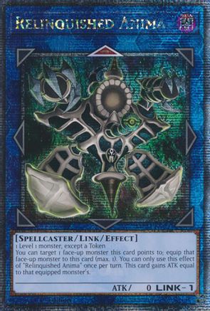 Relinquished Anima (Quarter Century Secret Rare) (MP24-EN007) - 25th Anniversary Tin: Dueling Mirrors 1st Edition - Premium Yugioh Single from Konami - Just $4.80! Shop now at Game Crave Tournament Store