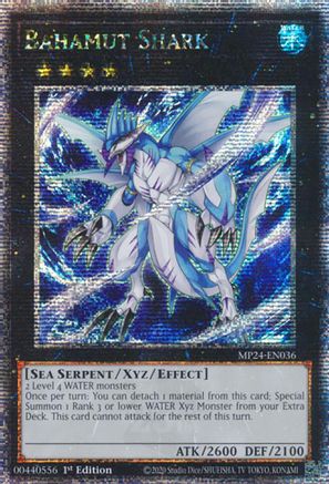 Bahamut Shark (Quarter Century Secret Rare) (MP24-EN036) - 25th Anniversary Tin: Dueling Mirrors 1st Edition - Premium Yugioh Single from Konami - Just $0.88! Shop now at Game Crave Tournament Store