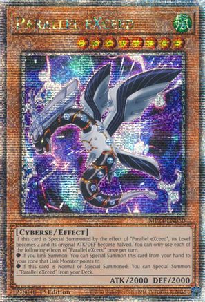 Parallel eXceed (Quarter Century Secret Rare) (MP24-EN050) - 25th Anniversary Tin: Dueling Mirrors 1st Edition - Premium Yugioh Single from Konami - Just $1.70! Shop now at Game Crave Tournament Store