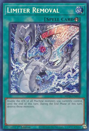 Limiter Removal (Alternate Art) (MP24-EN057) - 25th Anniversary Tin: Dueling Mirrors 1st Edition - Premium Yugioh Single from Konami - Just $2.78! Shop now at Game Crave Tournament Store