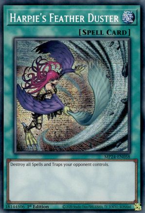 Harpie's Feather Duster (Alternate Art) (MP24-EN058) - 25th Anniversary Tin: Dueling Mirrors 1st Edition - Premium Yugioh Single from Konami - Just $7.10! Shop now at Game Crave Tournament Store
