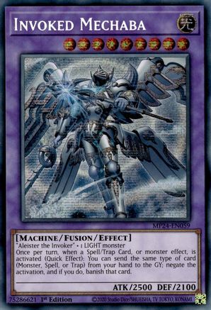 Invoked Mechaba (Alternate Art) (MP24-EN059) - 25th Anniversary Tin: Dueling Mirrors 1st Edition - Premium Yugioh Single from Konami - Just $2.78! Shop now at Game Crave Tournament Store
