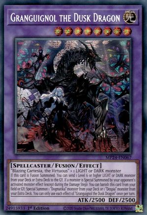 Granguignol the Dusk Dragon (MP24-EN067) - 25th Anniversary Tin: Dueling Mirrors 1st Edition - Premium Yugioh Single from Konami - Just $4.06! Shop now at Game Crave Tournament Store