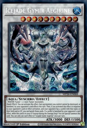 Icejade Gymir Aegirine (MP24-EN068) - 25th Anniversary Tin: Dueling Mirrors 1st Edition - Premium Yugioh Single from Konami - Just $0.63! Shop now at Game Crave Tournament Store