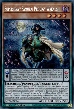 Superheavy Samurai Prodigy Wakaushi (MP24-EN076) - 25th Anniversary Tin: Dueling Mirrors 1st Edition - Premium Yugioh Single from Konami - Just $0.62! Shop now at Game Crave Tournament Store