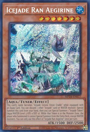 Icejade Ran Aegirine (MP24-EN077) - 25th Anniversary Tin: Dueling Mirrors 1st Edition - Premium Yugioh Single from Konami - Just $1.22! Shop now at Game Crave Tournament Store
