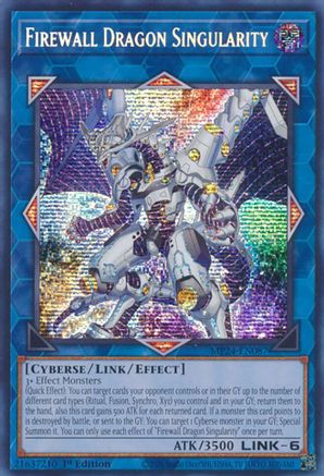 Firewall Dragon Singularity (MP24-EN087) - 25th Anniversary Tin: Dueling Mirrors 1st Edition - Premium Yugioh Single from Konami - Just $0.45! Shop now at Game Crave Tournament Store