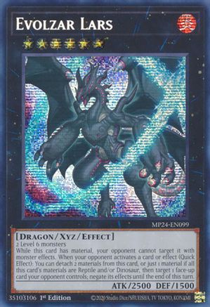 Evolzar Lars (MP24-EN099) - 25th Anniversary Tin: Dueling Mirrors 1st Edition - Premium Yugioh Single from Konami - Just $2.55! Shop now at Game Crave Tournament Store
