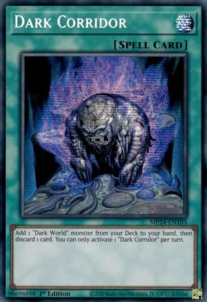 Dark Corridor (MP24-EN103) - 25th Anniversary Tin: Dueling Mirrors 1st Edition - Premium Yugioh Single from Konami - Just $2.15! Shop now at Game Crave Tournament Store