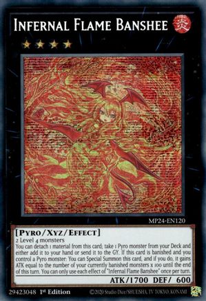 Infernal Flame Banshee (MP24-EN120) - 25th Anniversary Tin: Dueling Mirrors 1st Edition - Premium Yugioh Single from Konami - Just $3.49! Shop now at Game Crave Tournament Store