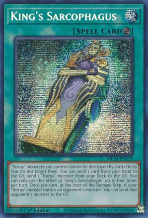 King's Sarcophagus (MP24-EN125) - 25th Anniversary Tin: Dueling Mirrors 1st Edition - Premium Yugioh Single from Konami - Just $5.01! Shop now at Game Crave Tournament Store