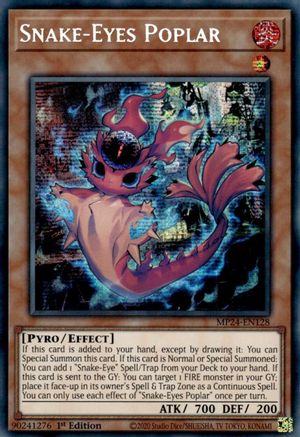 Snake-Eyes Poplar (MP24-EN128) - 25th Anniversary Tin: Dueling Mirrors 1st Edition - Premium Yugioh Single from Konami - Just $4.28! Shop now at Game Crave Tournament Store
