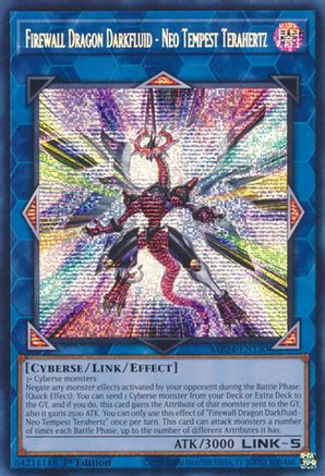 Firewall Dragon Darkfluid - Neo Tempest Terahertz (MP24-EN130) - 25th Anniversary Tin: Dueling Mirrors 1st Edition - Premium Yugioh Single from Konami - Just $1.74! Shop now at Game Crave Tournament Store