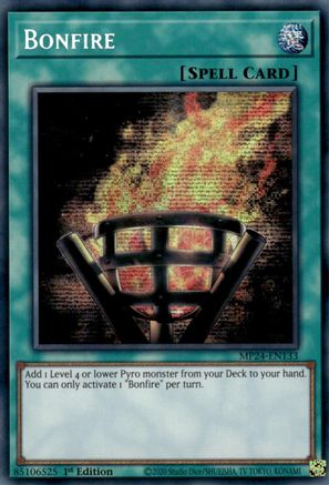 Bonfire (MP24-EN133) - 25th Anniversary Tin: Dueling Mirrors 1st Edition - Premium Yugioh Single from Konami - Just $1.62! Shop now at Game Crave Tournament Store