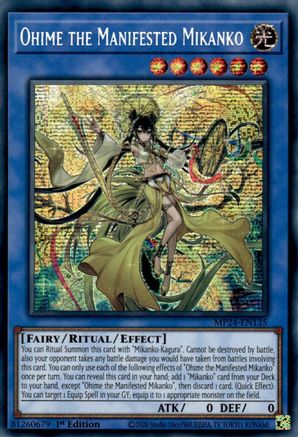 Ohime the Manifested Mikanko (MP24-EN135) - 25th Anniversary Tin: Dueling Mirrors 1st Edition - Premium Yugioh Single from Konami - Just $3.91! Shop now at Game Crave Tournament Store