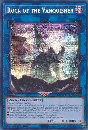 Rock of the Vanquisher (MP24-EN141) - 25th Anniversary Tin: Dueling Mirrors 1st Edition - Premium Yugioh Single from Konami - Just $7.67! Shop now at Game Crave Tournament Store