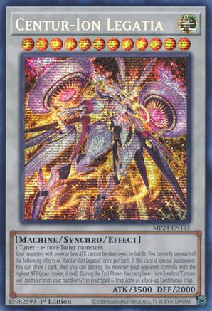 Centur-Ion Legatia (MP24-EN145) - 25th Anniversary Tin: Dueling Mirrors 1st Edition - Premium Yugioh Single from Konami - Just $2.77! Shop now at Game Crave Tournament Store