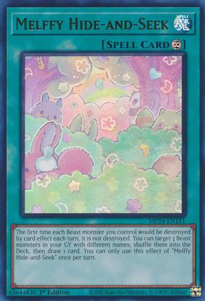 Melffy Hide-and-Seek (MP24-EN151) - 25th Anniversary Tin: Dueling Mirrors 1st Edition - Premium Yugioh Single from Konami - Just $0.25! Shop now at Game Crave Tournament Store