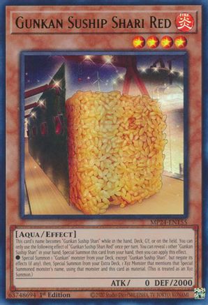 Gunkan Suship Shari Red (MP24-EN155) - 25th Anniversary Tin: Dueling Mirrors 1st Edition - Premium Yugioh Single from Konami - Just $0.25! Shop now at Game Crave Tournament Store