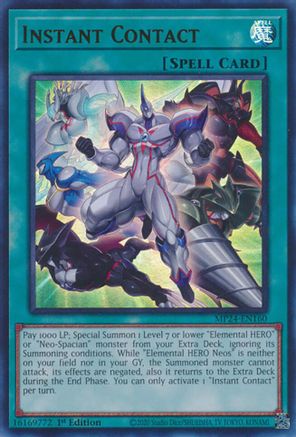 Instant Contact (MP24-EN160) - 25th Anniversary Tin: Dueling Mirrors 1st Edition - Premium Yugioh Single from Konami - Just $0.25! Shop now at Game Crave Tournament Store