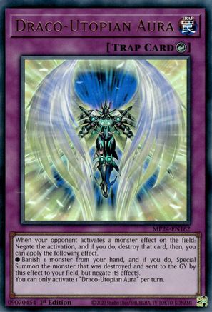Draco-Utopian Aura (MP24-EN162) - 25th Anniversary Tin: Dueling Mirrors 1st Edition - Premium Yugioh Single from Konami - Just $0.25! Shop now at Game Crave Tournament Store