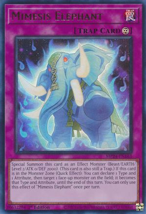 Mimesis Elephant (MP24-EN163) - 25th Anniversary Tin: Dueling Mirrors 1st Edition - Premium Yugioh Single from Konami - Just $0.25! Shop now at Game Crave Tournament Store