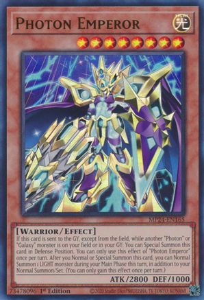 Photon Emperor (MP24-EN165) - 25th Anniversary Tin: Dueling Mirrors 1st Edition - Premium Yugioh Single from Konami - Just $0.25! Shop now at Game Crave Tournament Store