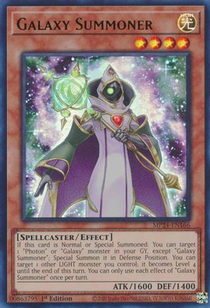 Galaxy Summoner (MP24-EN166) - 25th Anniversary Tin: Dueling Mirrors 1st Edition - Premium Yugioh Single from Konami - Just $0.25! Shop now at Game Crave Tournament Store