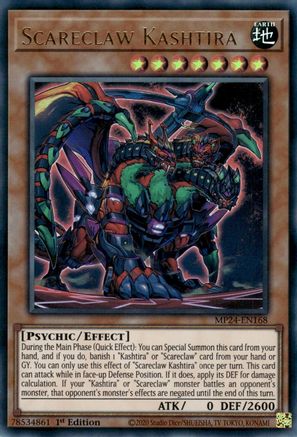 Scareclaw Kashtira (MP24-EN168) - 25th Anniversary Tin: Dueling Mirrors 1st Edition - Premium Yugioh Single from Konami - Just $0.25! Shop now at Game Crave Tournament Store