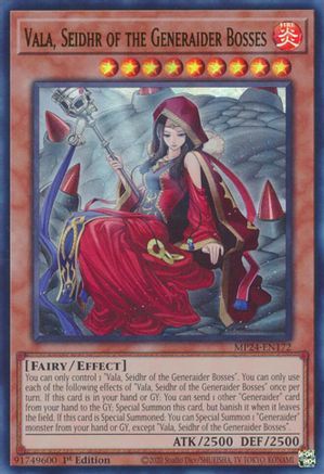 Vala, Seidhr of the Generaider Bosses (MP24-EN172) - 25th Anniversary Tin: Dueling Mirrors 1st Edition - Premium Yugioh Single from Konami - Just $0.25! Shop now at Game Crave Tournament Store