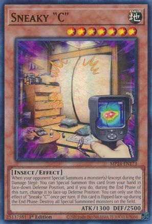 Sneaky "C" (MP24-EN173) - 25th Anniversary Tin: Dueling Mirrors 1st Edition - Premium Yugioh Single from Konami - Just $0.25! Shop now at Game Crave Tournament Store