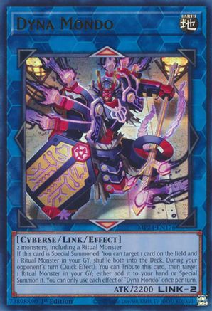 Dyna Mondo (MP24-EN176) - 25th Anniversary Tin: Dueling Mirrors 1st Edition - Premium Yugioh Single from Konami - Just $0.79! Shop now at Game Crave Tournament Store