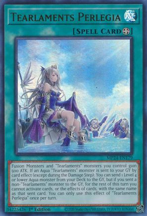 Tearlaments Perlegia (MP24-EN179) - 25th Anniversary Tin: Dueling Mirrors 1st Edition - Premium Yugioh Single from Konami - Just $0.25! Shop now at Game Crave Tournament Store