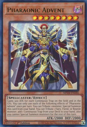 Pharaonic Advent (MP24-EN184) - 25th Anniversary Tin: Dueling Mirrors 1st Edition - Premium Yugioh Single from Konami - Just $0.25! Shop now at Game Crave Tournament Store
