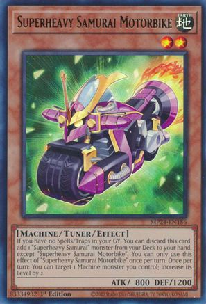 Superheavy Samurai Motorbike (MP24-EN186) - 25th Anniversary Tin: Dueling Mirrors 1st Edition - Premium Yugioh Single from Konami - Just $0.25! Shop now at Game Crave Tournament Store