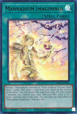 Mannadium Imaginings (MP24-EN196) - 25th Anniversary Tin: Dueling Mirrors 1st Edition - Premium Yugioh Single from Konami - Just $0.25! Shop now at Game Crave Tournament Store