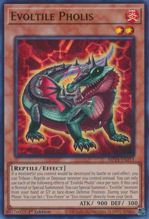 Evoltile Pholis (MP24-EN213) - 25th Anniversary Tin: Dueling Mirrors 1st Edition - Premium Yugioh Single from Konami - Just $0.25! Shop now at Game Crave Tournament Store