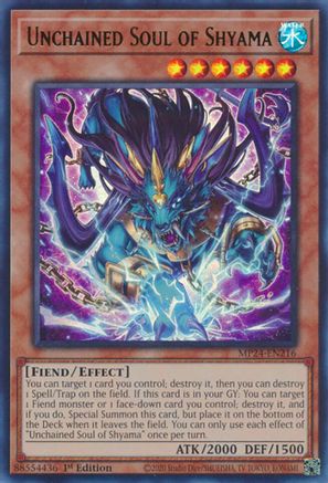 Unchained Soul of Shyama (MP24-EN216) - 25th Anniversary Tin: Dueling Mirrors 1st Edition - Premium Yugioh Single from Konami - Just $0.25! Shop now at Game Crave Tournament Store