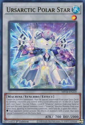 Ursarctic Polar Star (MP24-EN220) - 25th Anniversary Tin: Dueling Mirrors 1st Edition - Premium Yugioh Single from Konami - Just $0.25! Shop now at Game Crave Tournament Store