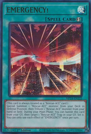 EMERGENCY! (MP24-EN222) - 25th Anniversary Tin: Dueling Mirrors 1st Edition - Premium Yugioh Single from Konami - Just $0.25! Shop now at Game Crave Tournament Store
