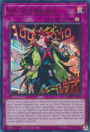 You're Finished (MP24-EN225) - 25th Anniversary Tin: Dueling Mirrors 1st Edition - Premium Yugioh Single from Konami - Just $0.25! Shop now at Game Crave Tournament Store