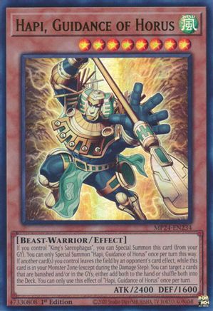 Hapi, Guidance of Horus (MP24-EN234) - 25th Anniversary Tin: Dueling Mirrors 1st Edition - Premium Yugioh Single from Konami - Just $0.28! Shop now at Game Crave Tournament Store