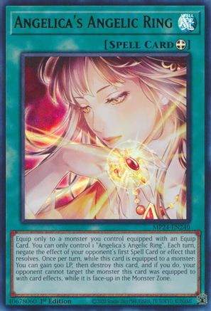 Angelica's Angelic Ring (MP24-EN240) - 25th Anniversary Tin: Dueling Mirrors 1st Edition - Premium Yugioh Single from Konami - Just $0.25! Shop now at Game Crave Tournament Store