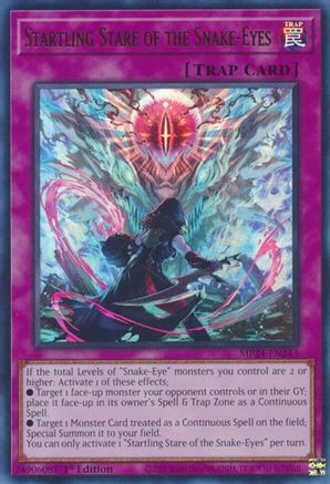 Startling Stare of the Snake-Eyes (MP24-EN243) - 25th Anniversary Tin: Dueling Mirrors 1st Edition - Premium Yugioh Single from Konami - Just $0.25! Shop now at Game Crave Tournament Store