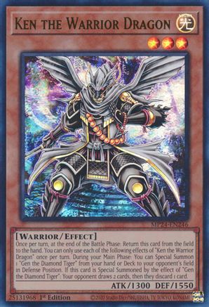 Ken the Warrior Dragon (MP24-EN246) - 25th Anniversary Tin: Dueling Mirrors 1st Edition - Premium Yugioh Single from Konami - Just $0.25! Shop now at Game Crave Tournament Store