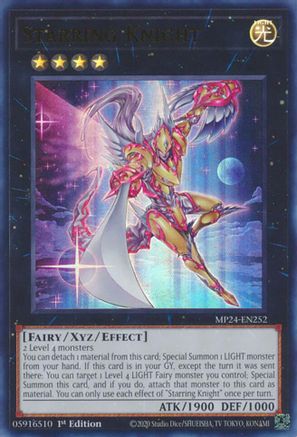 Starring Knight (MP24-EN252) - 25th Anniversary Tin: Dueling Mirrors 1st Edition - Premium Yugioh Single from Konami - Just $0.25! Shop now at Game Crave Tournament Store