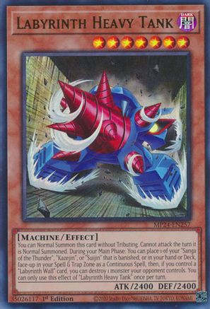 Labyrinth Heavy Tank (MP24-EN257) - 25th Anniversary Tin: Dueling Mirrors 1st Edition - Premium Yugioh Single from Konami - Just $0.25! Shop now at Game Crave Tournament Store
